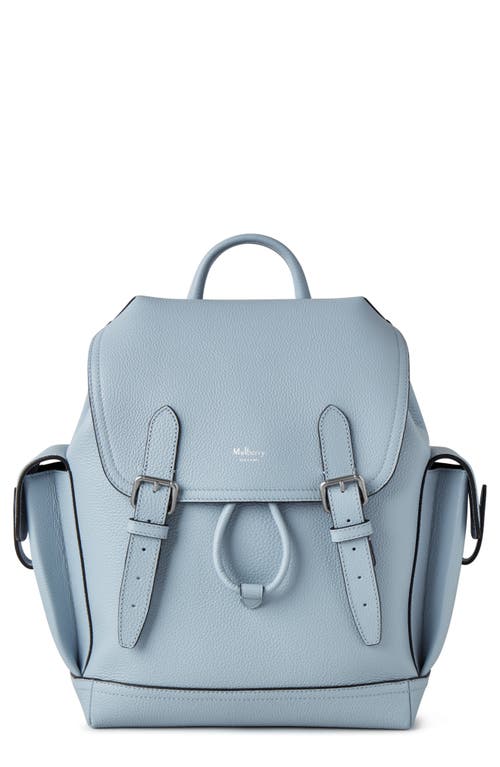 Mulberry Mini Heritage Leather Backpack in Poplin Blue at Nordstrom