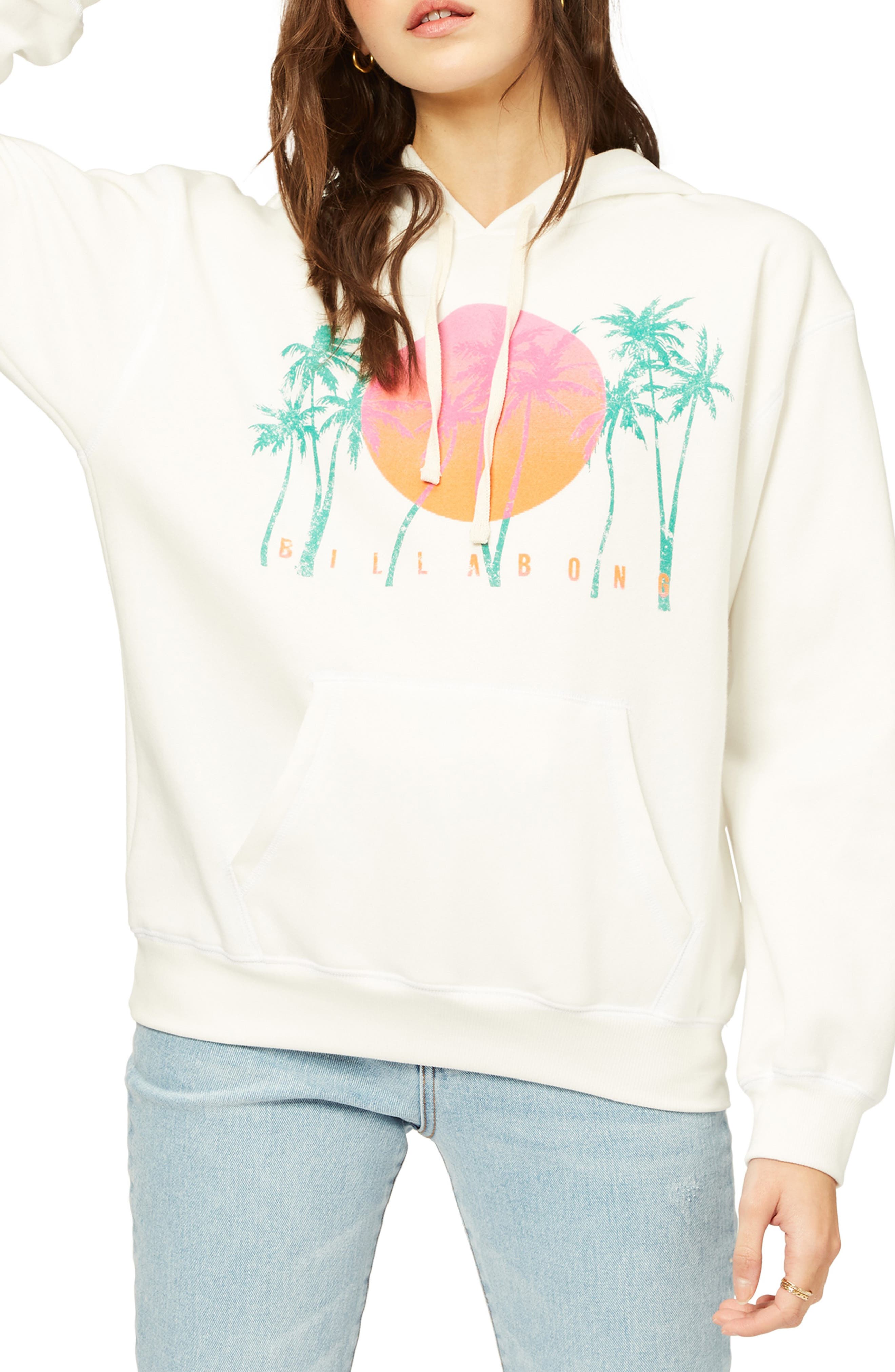 white billabong hoodie