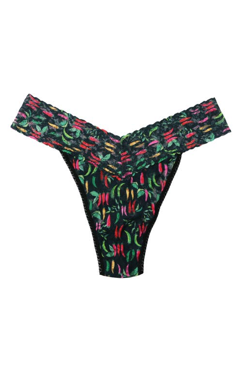 Shop Hanky Panky Print Original Rise Thong In Extra Spice