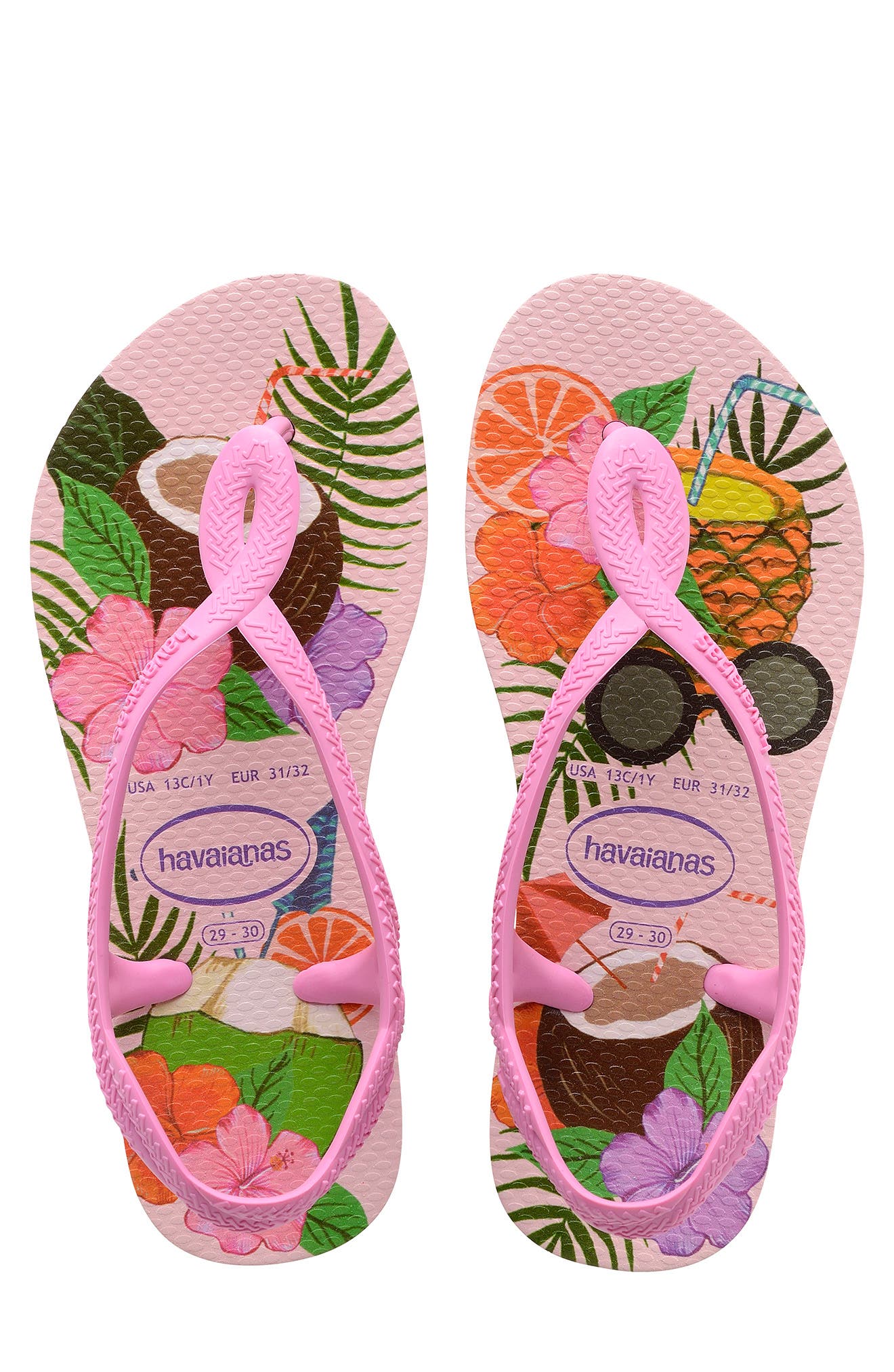 havaianas luna flip flops