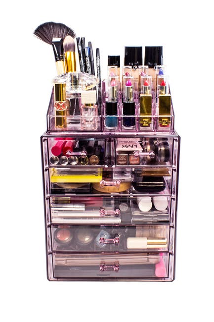 Image of Sorbus Makeup Storage Organizer - Purple
