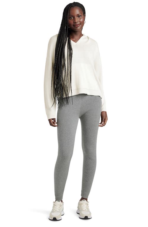 Splendid Sydney Knit Hoodie In Pale Oak