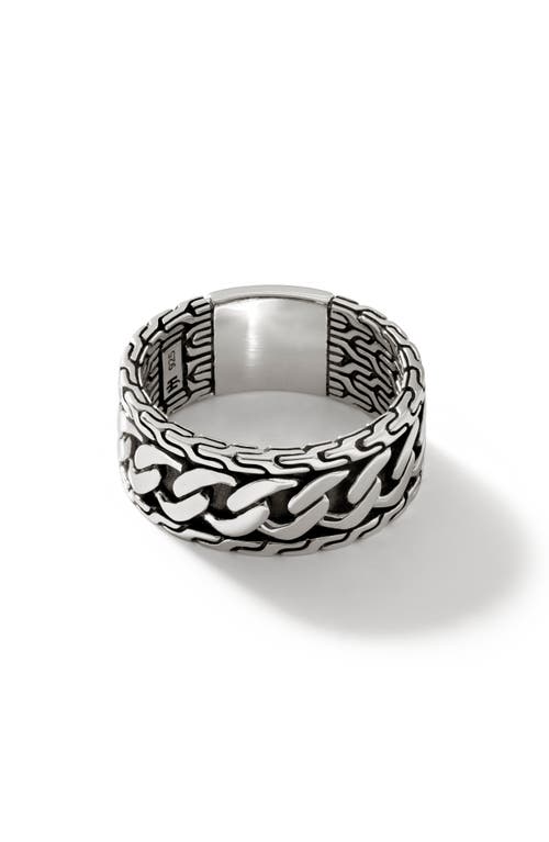 John Hardy Classic Chain Band Ring in Silver at Nordstrom