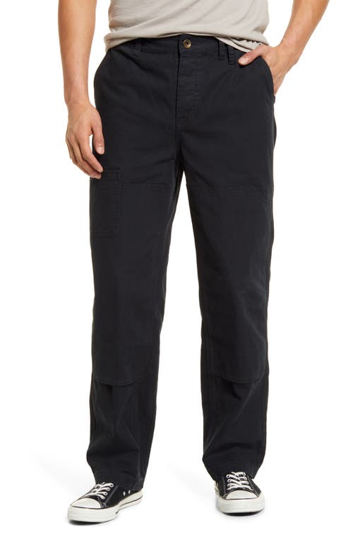 Imperfects Courier Organic Cotton Pants in Obsidian