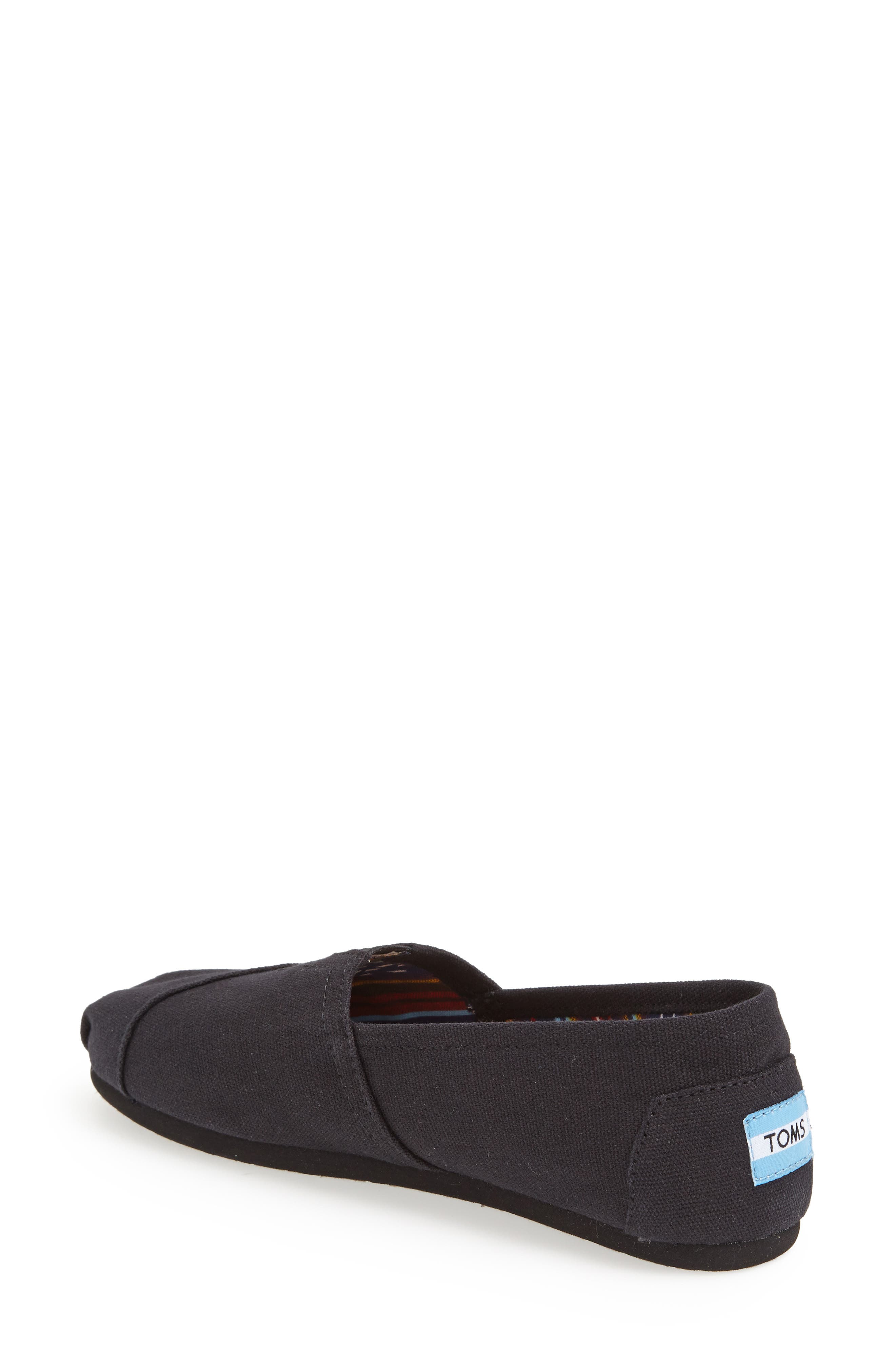 Toms Classic Canvas Slip-On- Black