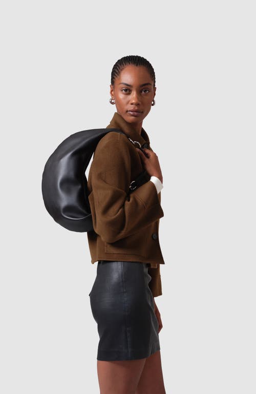 HYER GOODS HYER GOODS LEATHER CONVERTIBLE HOBO RING BAG