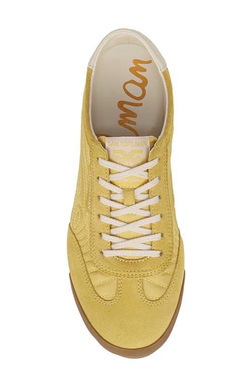 Shop Sam Edelman Isabel Sneaker In Yellow Flash