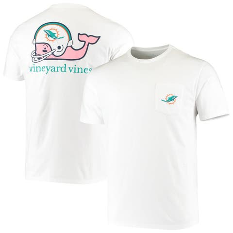 Men's Vineyard Vines White Los Angeles Chargers Whale Helmet Team Long Sleeve T-Shirt Size: Small