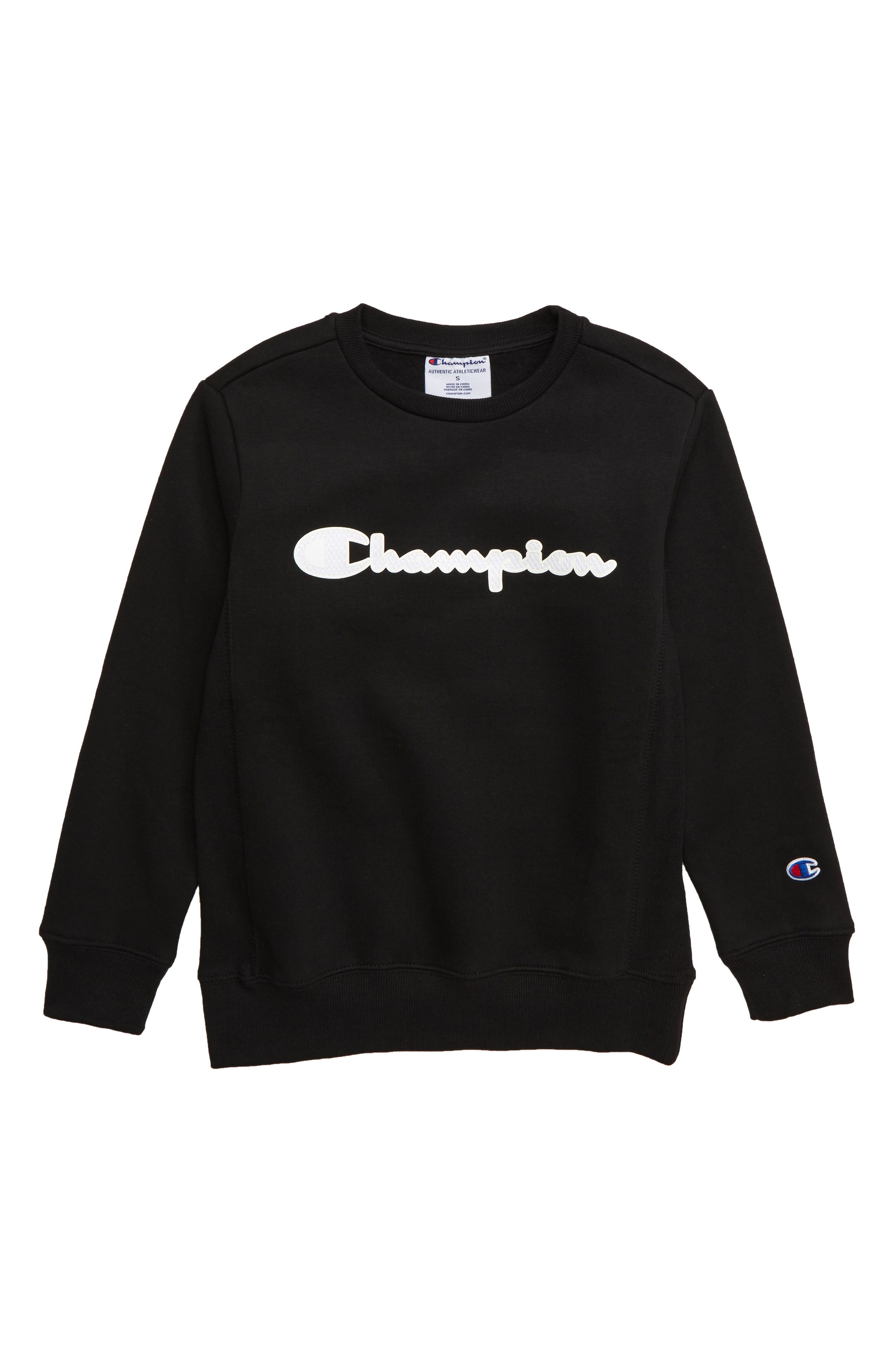 girls champion crewneck