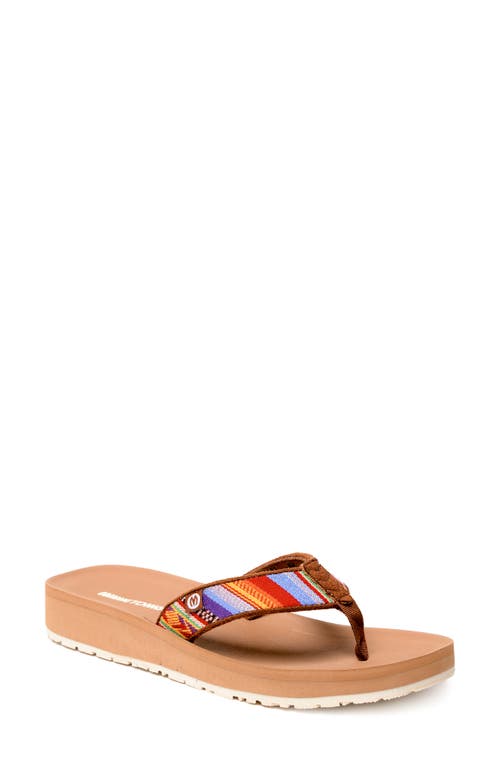 Minnetonka Hedy 2.0 Flip Flop Frisco Stripe at Nordstrom,