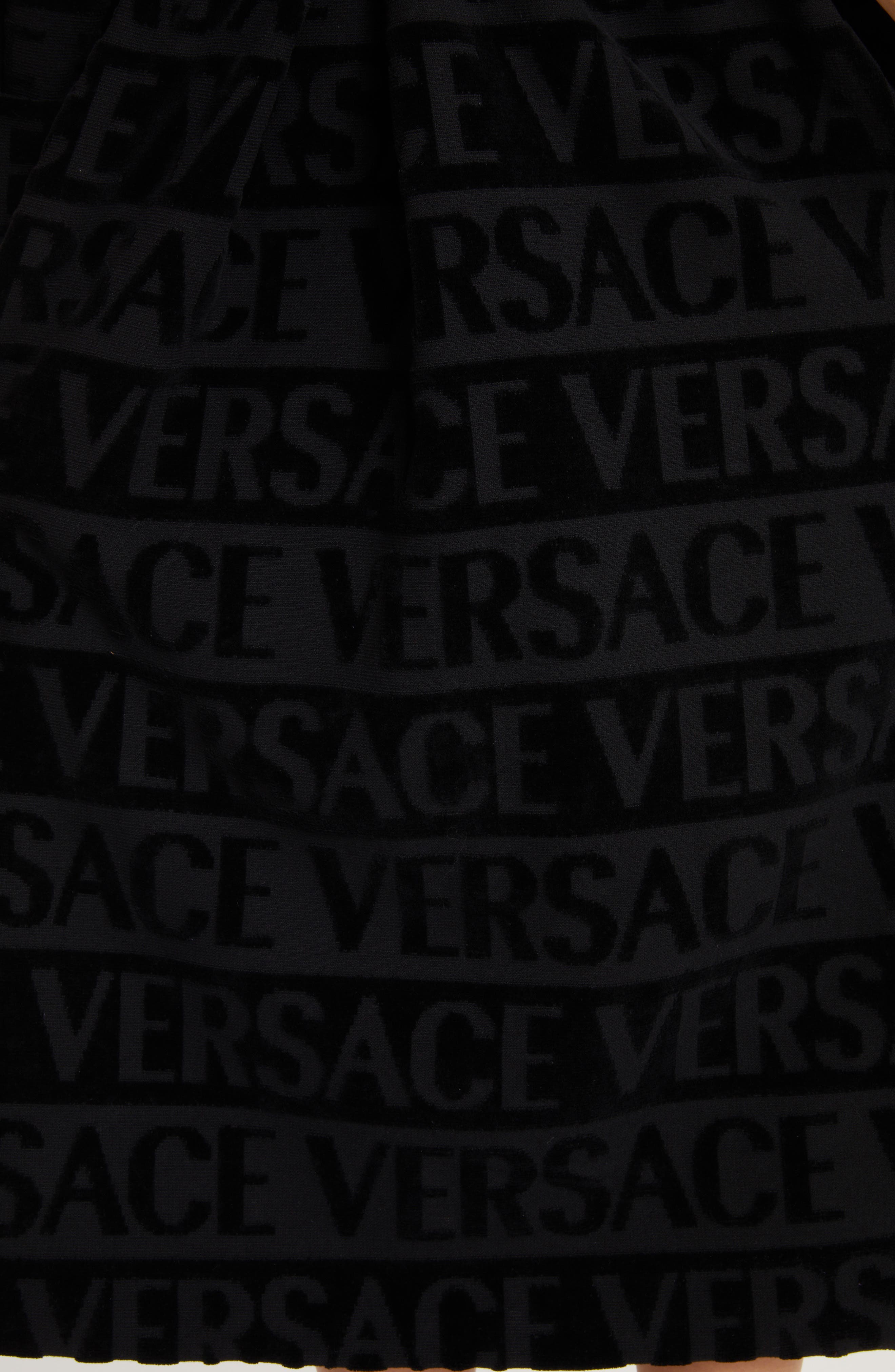 Accappatoio Versace Allover Nero