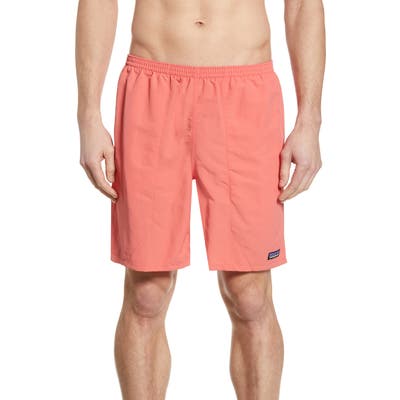 Patagonia Baggies 7-Inch Swim Trunks, Coral