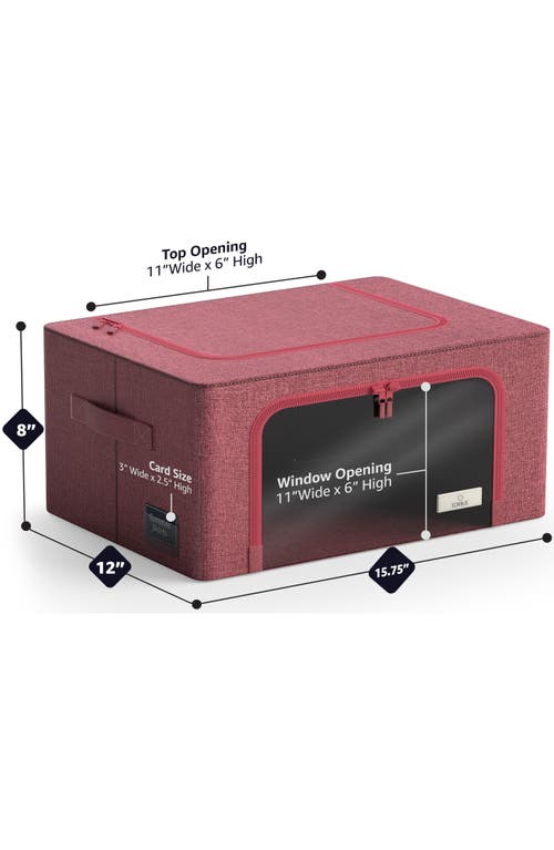 Sorbus 4-pack Foldable Storage Boxes In Pink