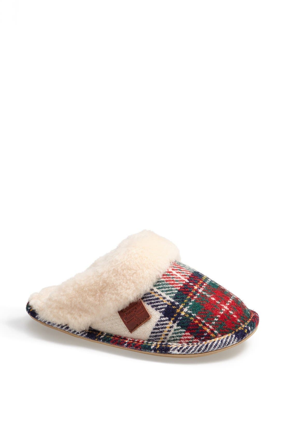 harris tweed sheepskin slippers