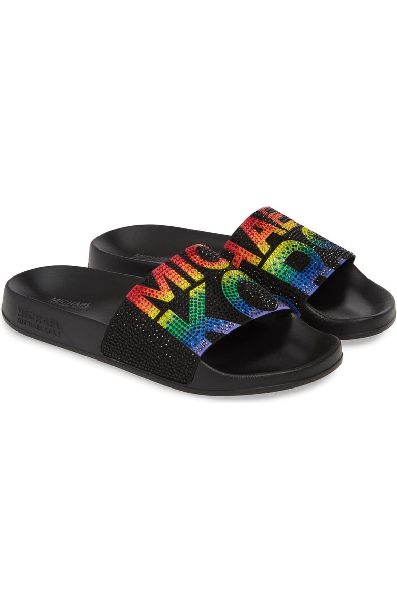 MICHAEL Michael Kors Gilmore Slide Sandal, Alternate, color, 