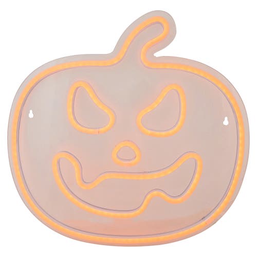 NORTHLIGHT NORTHLIGHT LED JACK-O-LANTERN NEON LIGHTED HALLOWEEN WALL OR WINDOW DECORATION