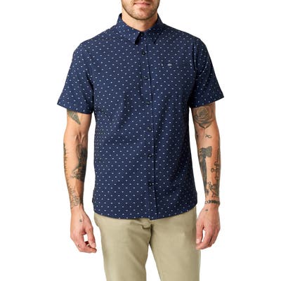 7 Diamonds The Rover Slim Fit Sport Shirt, Blue