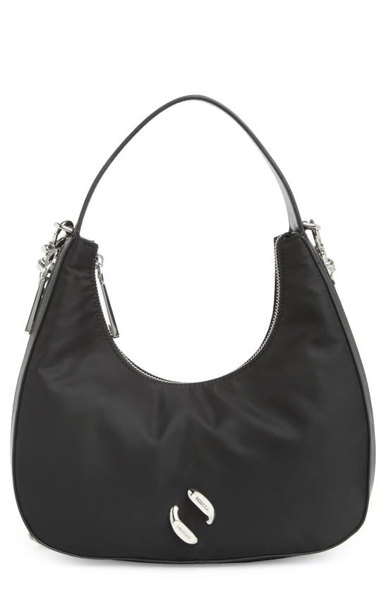 Rebecca Minkoff City Nylon Shoulder Bag In Black