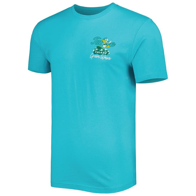 Shop Image One Blue Tulane Green Wave Through The Years T-shirt