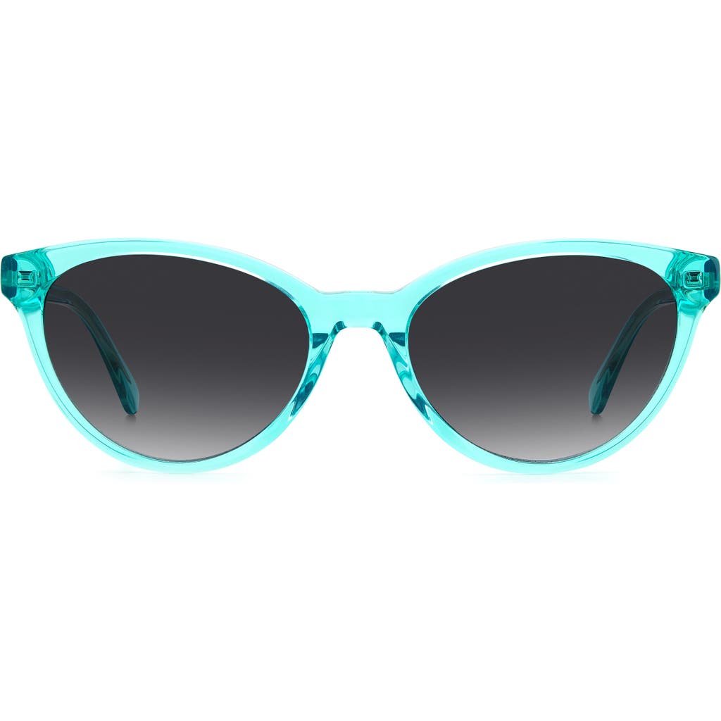 Kate Spade New York Adeline 55mm Gradient Cat Eye Sunglasses In Blue