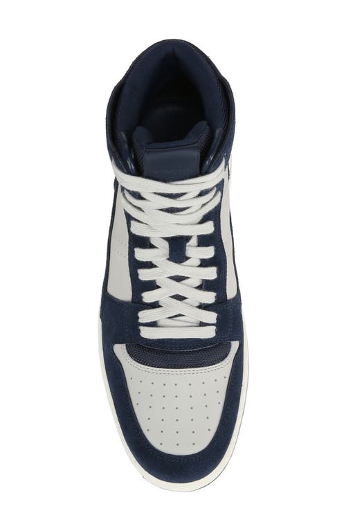 Vince Men's Mason Lace Up High Top Sneakers In Spruce Blue