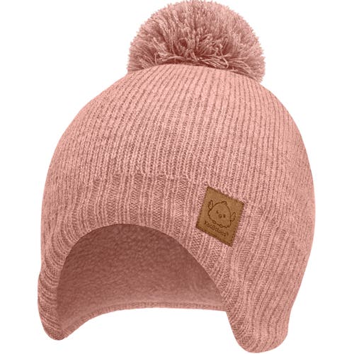 Keababies Muff Knitted Beanie In Tea Rose