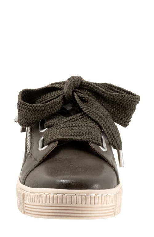 Shop Eos Footwear Jovi Sneaker In Dark Olive