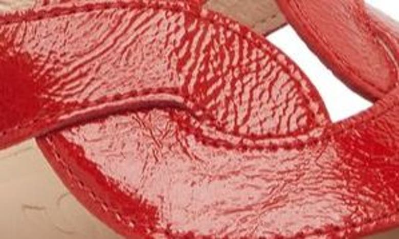 Wonders Leather Slide Sandal In Menorca Rojo
