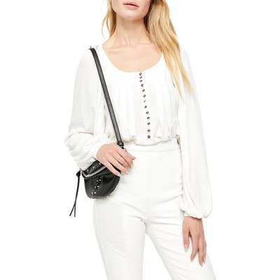 Free People Devin Ribbed Knit Top, Ivory