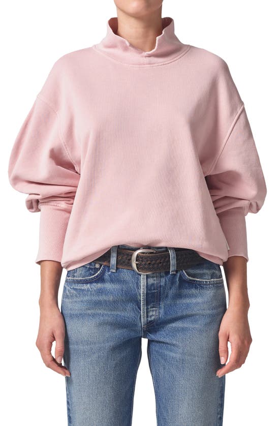Shop Citizens Of Humanity Melina Sweatshirt In Roselle