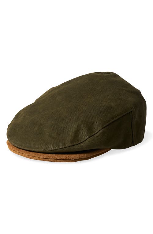 Brixton Cotton Driving Cap In Green