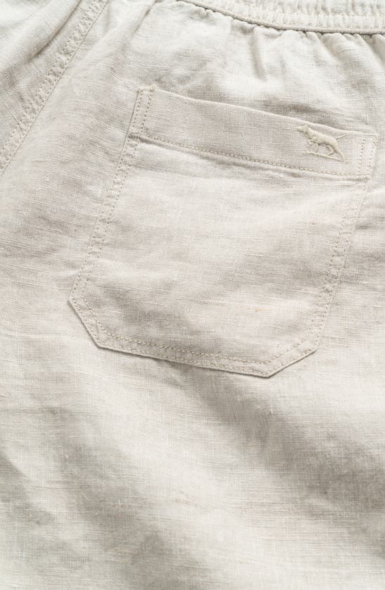 Shop Rodd & Gunn Linen Shorts In Oatmeal