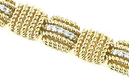 Roberto Coin 18k Yellow Gold Opera Diamond Bangle Bracelet In Yellow Gold/diamond