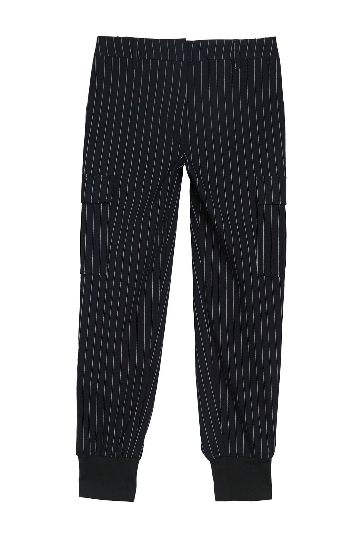 pinstripe joggers