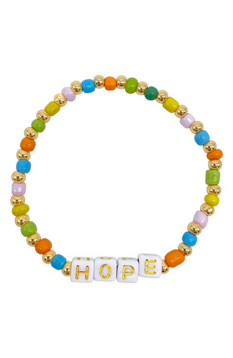 Stretch Multicolor 'Hope' Bracelet