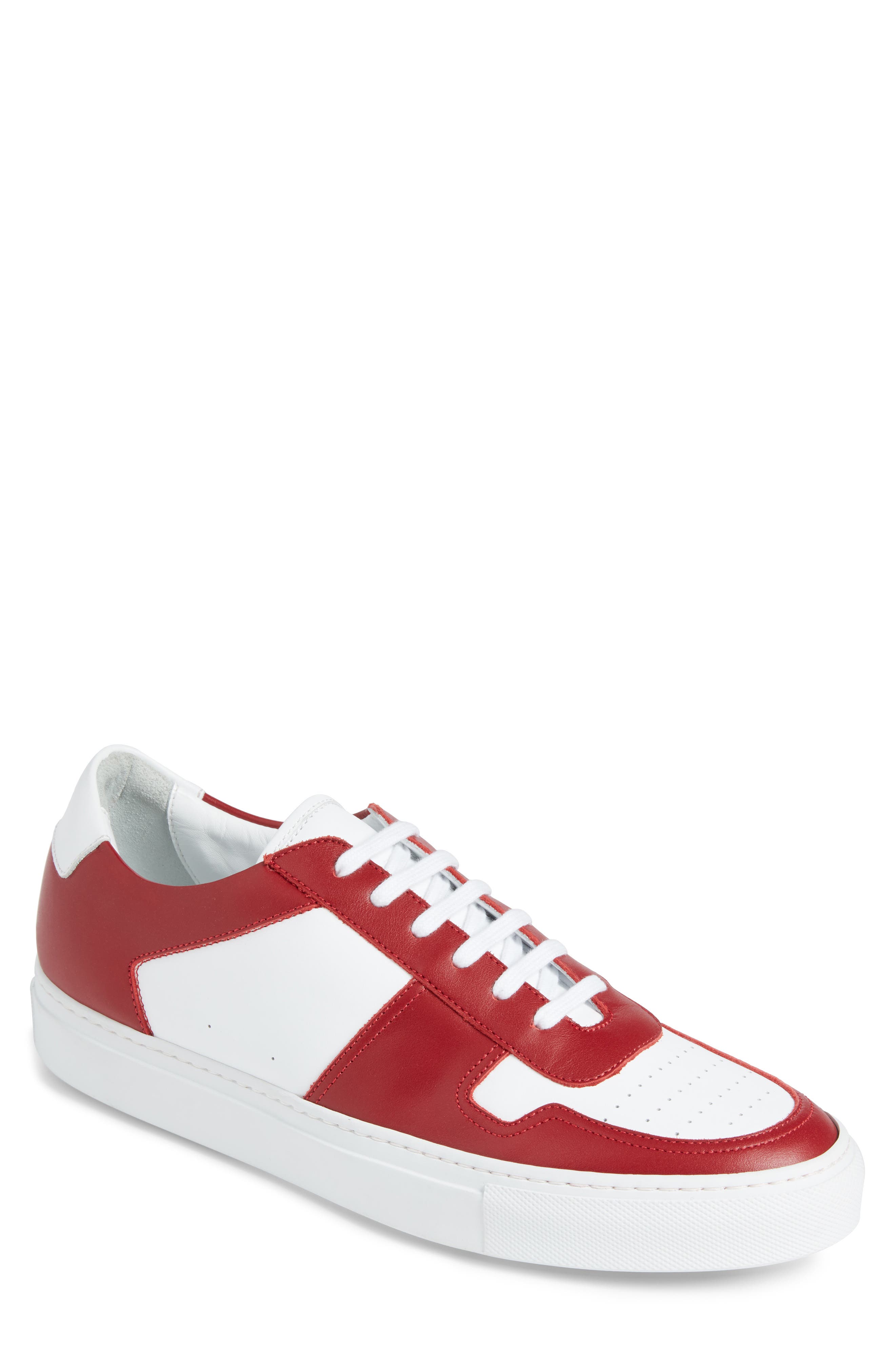 common projects red sneakers