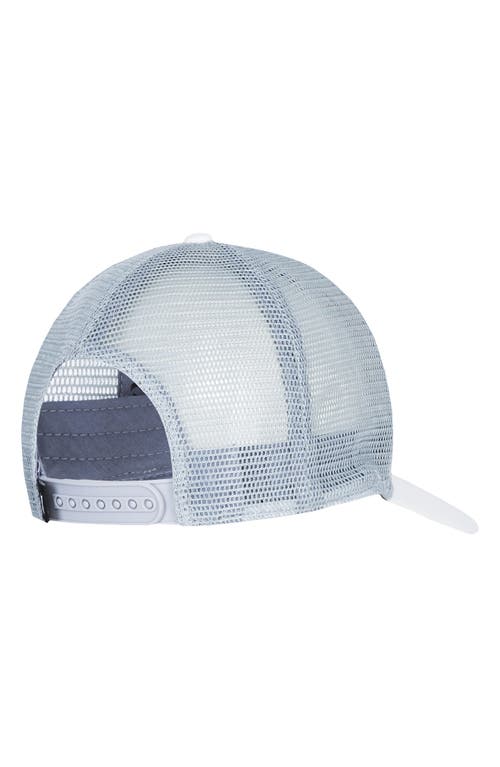 Hurley Shark Logo Trucker Cap In White