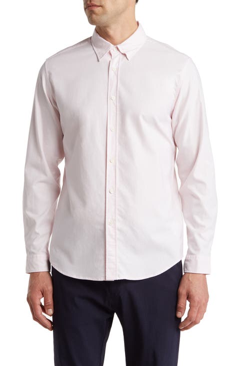 Irving Cotton Yoga Oxford Button-Down Shirt