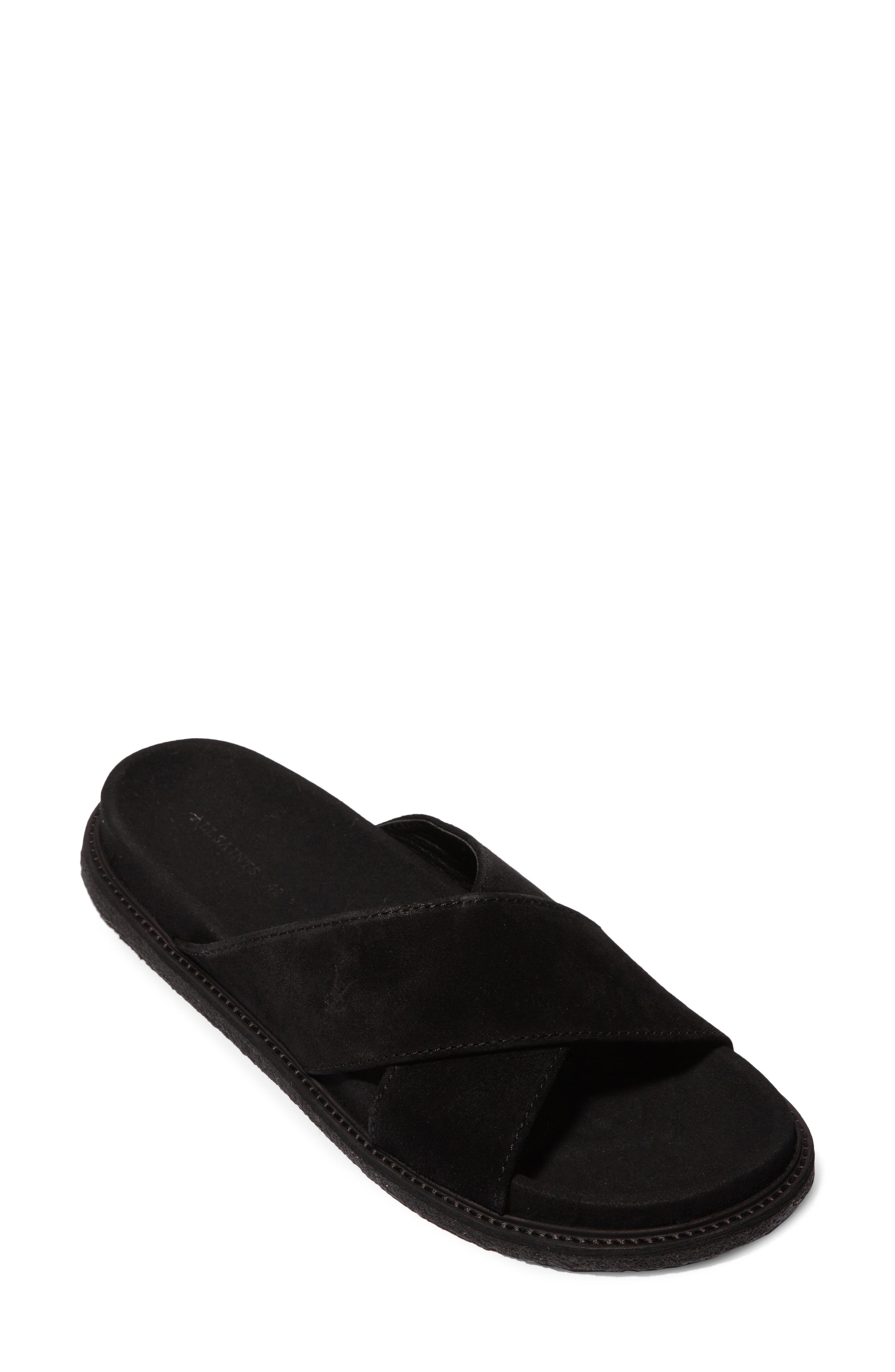 all saints black slides