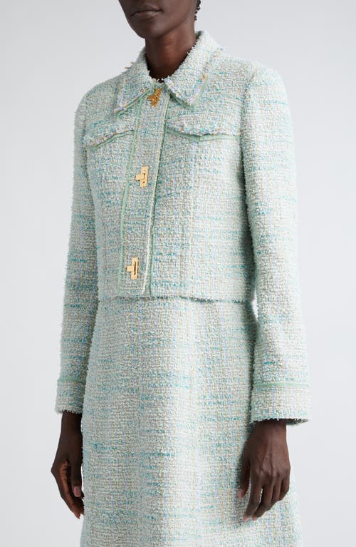 ST JOHN ST. JOHN COLLECTION EYELASH TWEED SHORT JACKET 