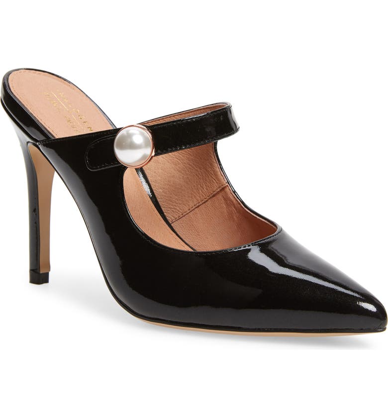 HALOGEN<SUP>®</SUP> x Atlantic-Pacific Juiliana Mule, Main, color, BLACK PATENT