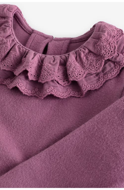 NEXT NEXT KIDS' EYELET ACCENT COTTON KNIT TOP 