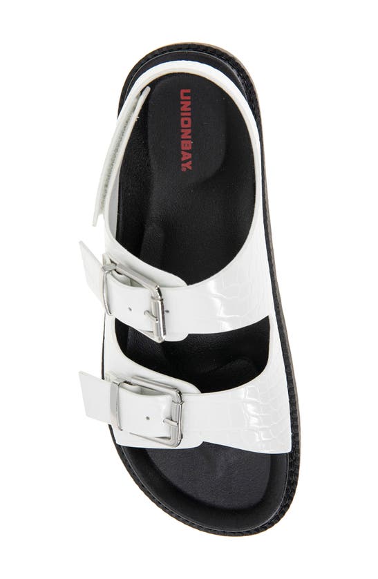 Shop Unionbay Vega Slingback Sandal In White Pu