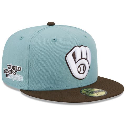 New Era Light Blue/Brown Detroit Tigers 2006 World Series Beach Kiss 59FIFTY Fitted Hat