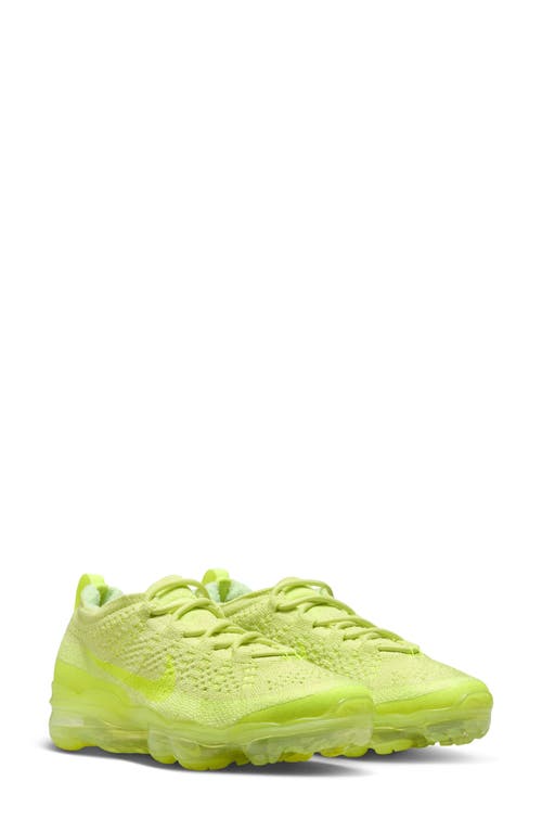 Nike Air Vapormax 2023 Fk Sneaker In Lemon/volt/white