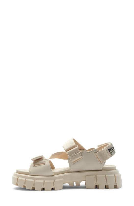 Palladium Revolt Mono Platform Sandal In Sand