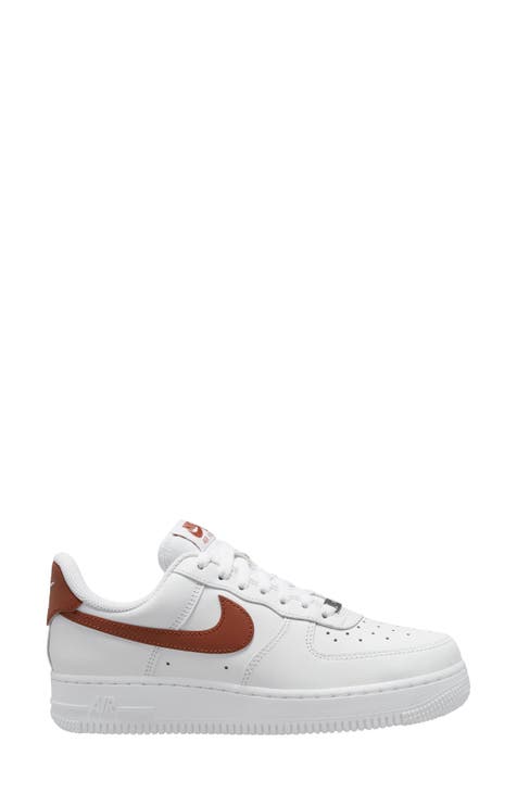 Nike Air Force 1 '07 WB Sneaker in Light Brown/Black at Nordstrom, Size 11