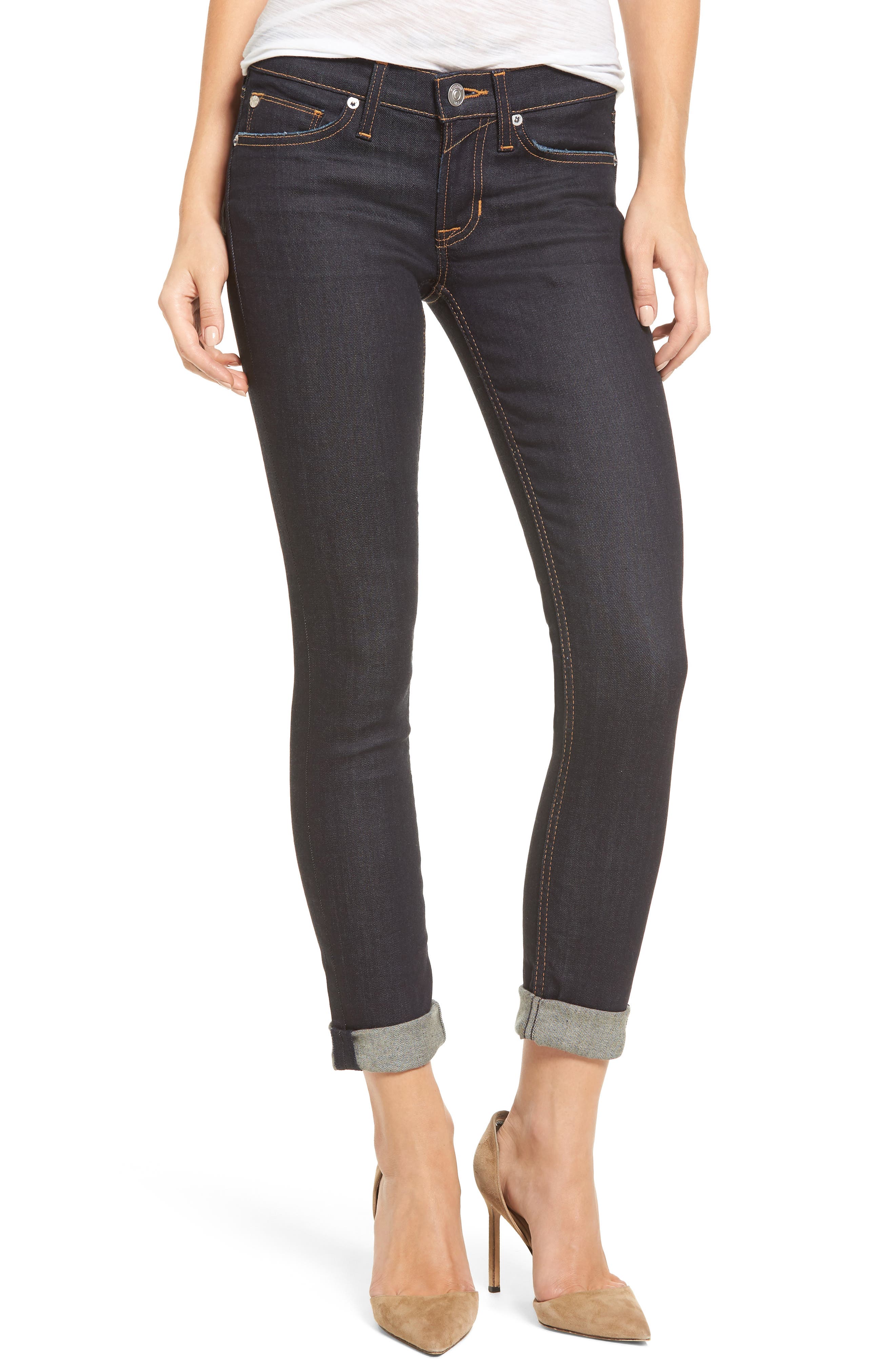 hudson tally crop skinny jeans