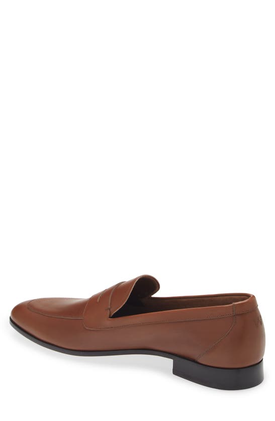 Shop Jm Weston Woogie Apron Toe Loafer In Tan