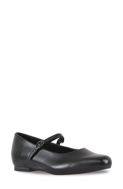 Shop Munro Eliza Mary Jane Flat In Black Leather